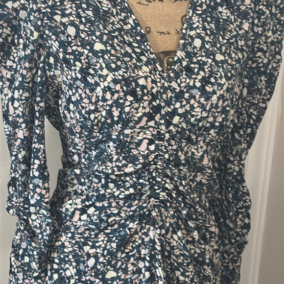 Isabel Marant size 40 Floral Wrap Dress - Green - Picture 2 of 6
